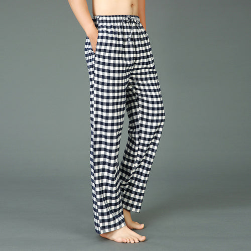 AutumnWinter Men's Pure Cotton Fleece Pajama Pants
